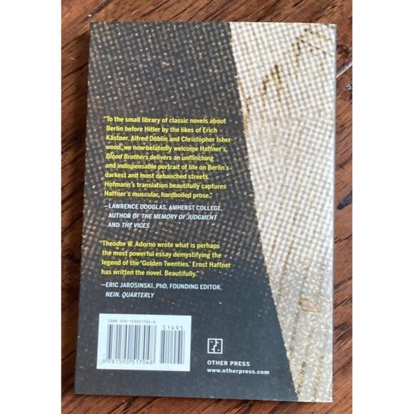 Blood Brothers By Ernst Haffner A Novel Translated By Michael Hofmann - Picture 2 of 4